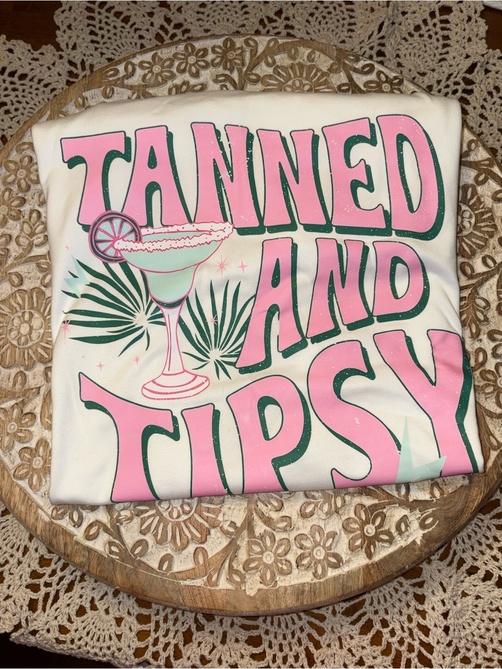 “Tanned and Tipsy” Graphic Tee